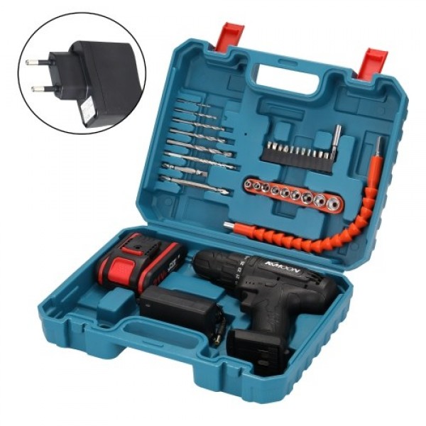 21VF Household Multifuctional Electric Drill Mini ...
