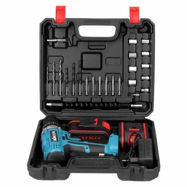 Household 3in1 Multifuctional Electric Drill Mini Screwdriver Rotation Ways 25 Gears of Torques Adjustable