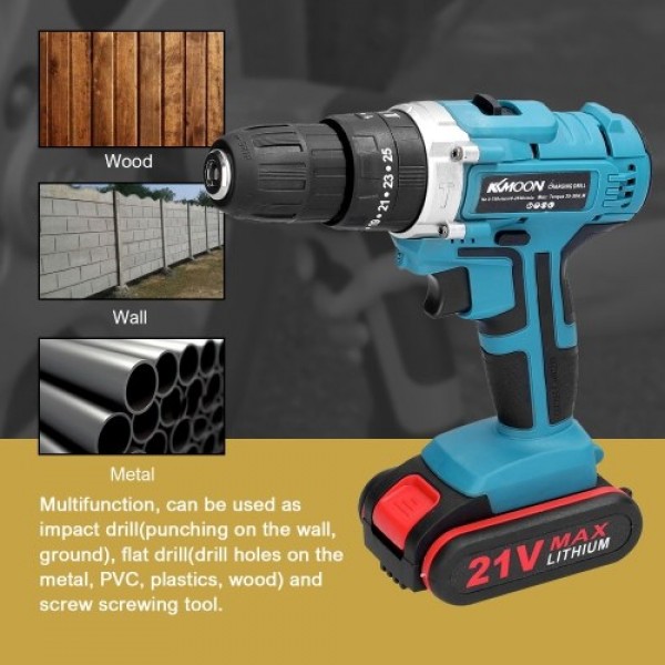 Household 3in1 Multifuctional Electric Drill Mini Screwdriver Rotation Ways 25 Gears of Torques Adjustable