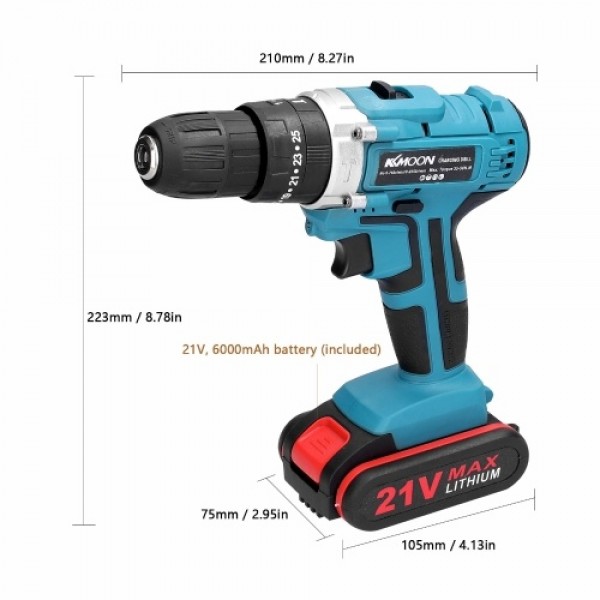Household 3in1 Multifuctional Electric Drill Mini Screwdriver Rotation Ways 25 Gears of Torques Adjustable