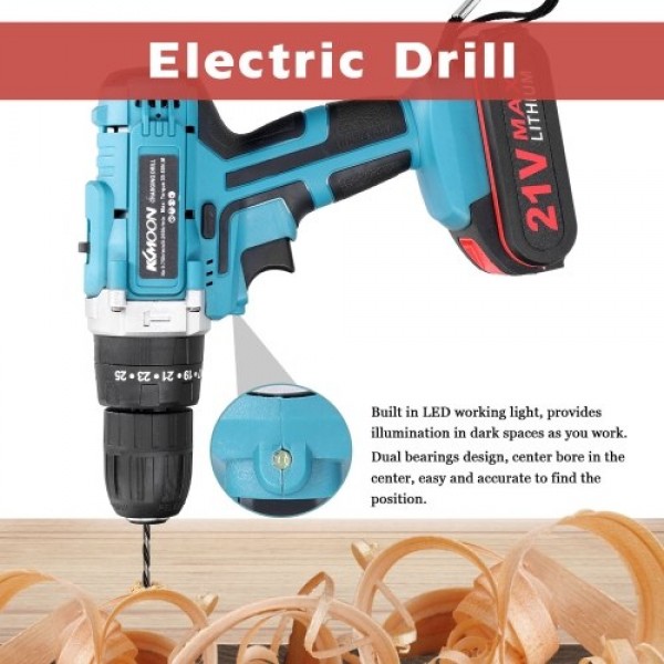 Household 3in1 Multifuctional Electric Drill Mini Screwdriver Rotation Ways 25 Gears of Torques Adjustable