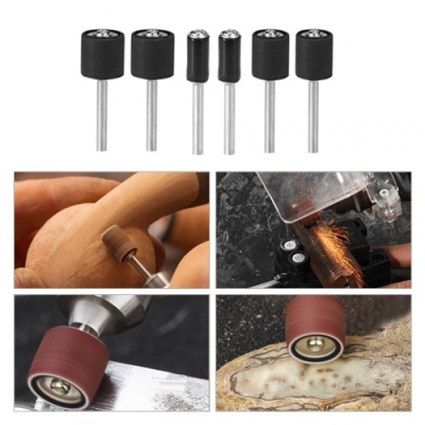 Rotary Tool Accessories Kit Saw Blade Mandrel Mini Drill Chuck Rotary Dedicated Locator Rotary Tools 0.5-3.2mm Brass Collet Set 