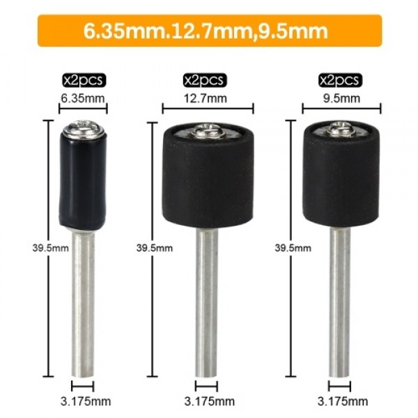 Rotary Tool Accessories Kit Saw Blade Mandrel Mini Drill Chuck Rotary Dedicated Locator Rotary Tools 0.5-3.2mm Brass Collet Set 