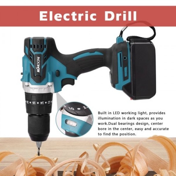 Household 3in1 Multifuctional Electric Drill Mini Screwdriver Rotation Ways Torques Adjustable