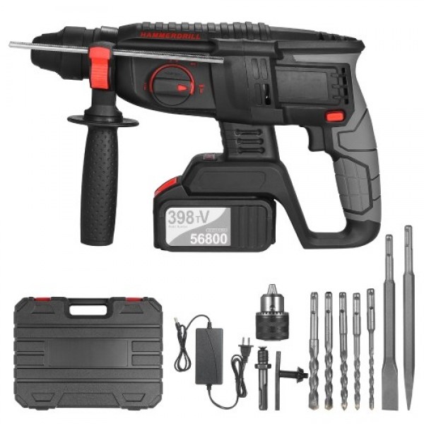 21V Brushless Heavy Duty 4 Function Rotary Hammer ...