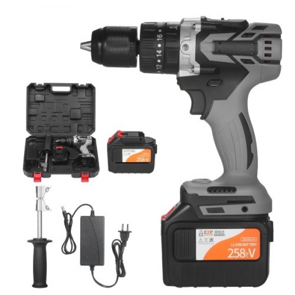 21V 6.0A Cordless Drill Driver Batteries Max Torqu...