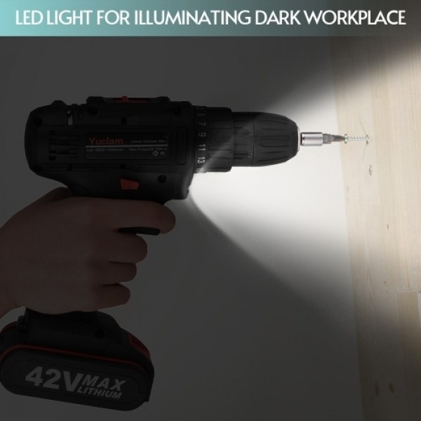 Cordless Screwdriver Yuclam Electric Screwdriver T...