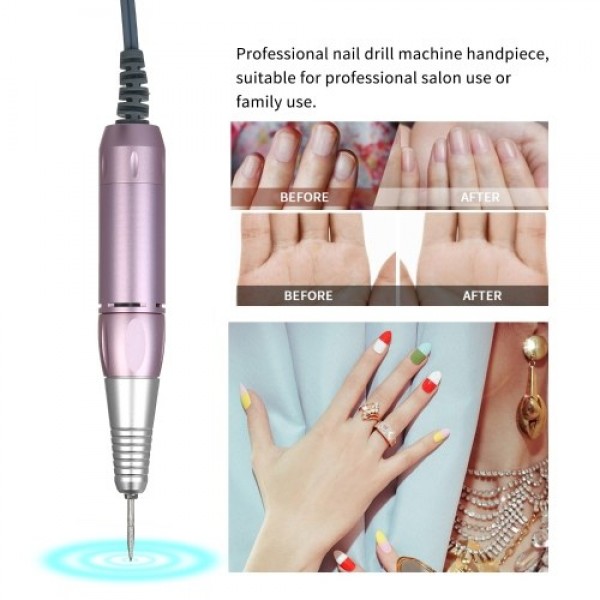 Professional Electric Nail Art Drill Pen Handle Fi...