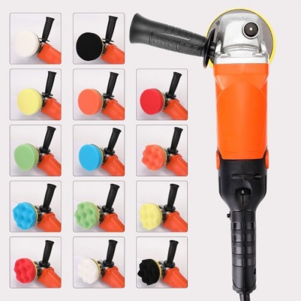 1200W 220V Adjustable Speed Car Electric Polisher Waxing Machine Automobile Furniture Polishing Tool