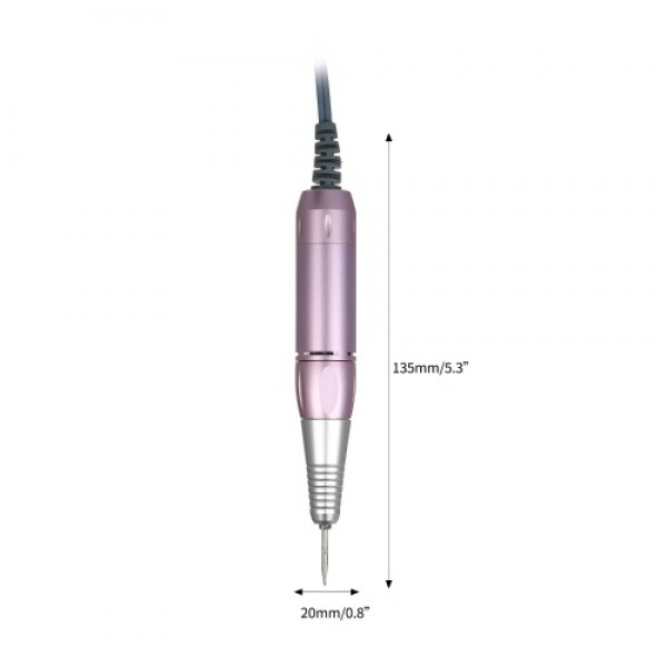 Professional Electric Nail Art Drill Pen Handle File Polish Grind Machine Handpiece Manicure Pedicure Tool Nail Art Accessories 
