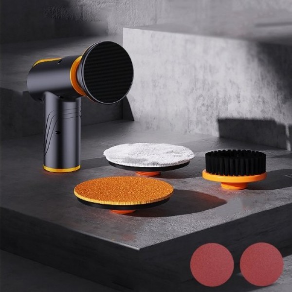 100W 1800rpm Multifunctional Cordless Car Polishing Waxing Machine Portable Car Waxing Tool Two Speed Adjustable