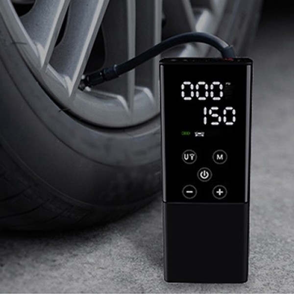 Portable Car Air Pump 150PSI Rechargeable Air Compressor Touchscreen Electric Tire Inflator with LED Light Pressure Detection Au