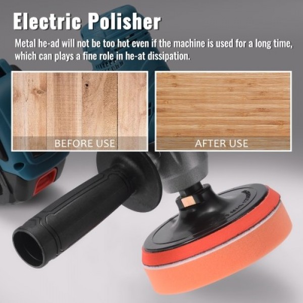 800W 21V  Multi-function 2 In 1 Electric Drill Polishing Machine Handheld Portable Polishing Machine Stepless Variable Speed Fun