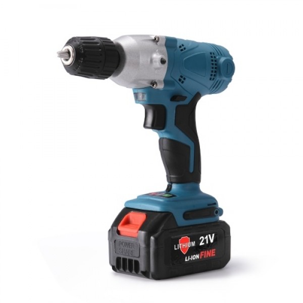 800W 21V  Multi-function 2 In 1 Electric Drill Polishing Machine Handheld Portable Polishing Machine Stepless Variable Speed Fun