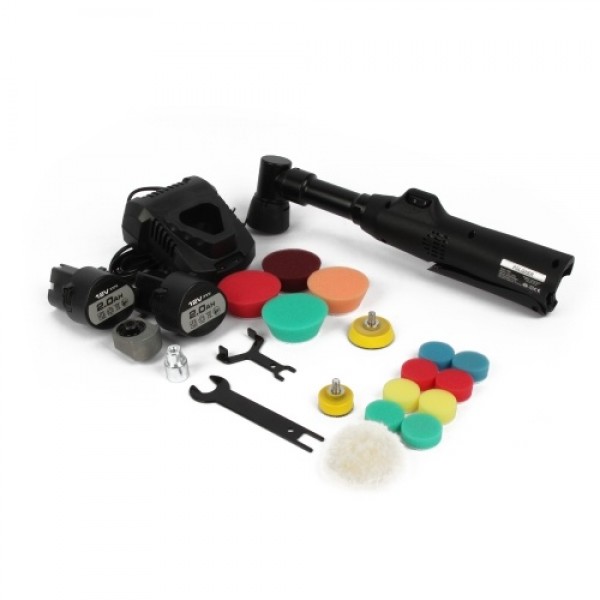 Portable Car Polishing Machine Mini Electric Auto Polisher Handheld Rechargeable Car Polishing and Waxing Machine Kit