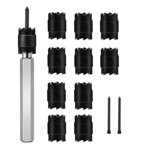 9PCS HSS Spot Welding Drill Set Spot Weld Cutter D...