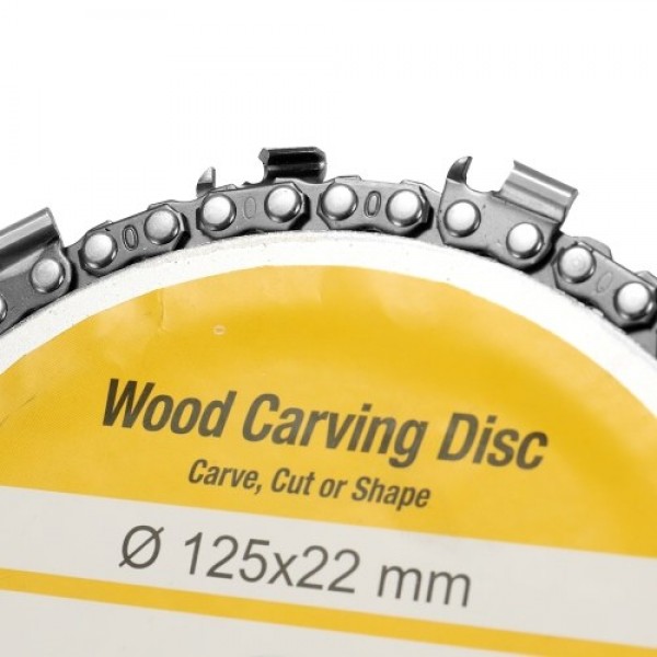 5 Inch 14 Teeth Grinder Chain Disc 22mm Arbor Wood...