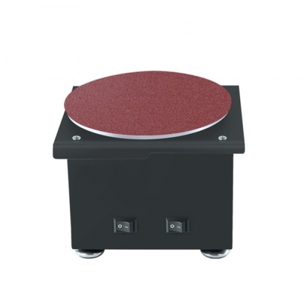 Mini Bench Disc Sander and Sanding Roller Electric Edge Sharpener 7 Variable Speed 10 Sanding Discs 6 Sanding Bands DIY Benchtop
