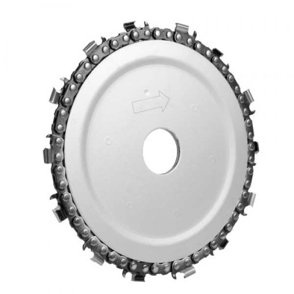 5 Inch 14 Teeth Grinder Chain Disc 22mm Arbor Woodworking Carving Disc for 125mm Angle Grinder and Circular Saw