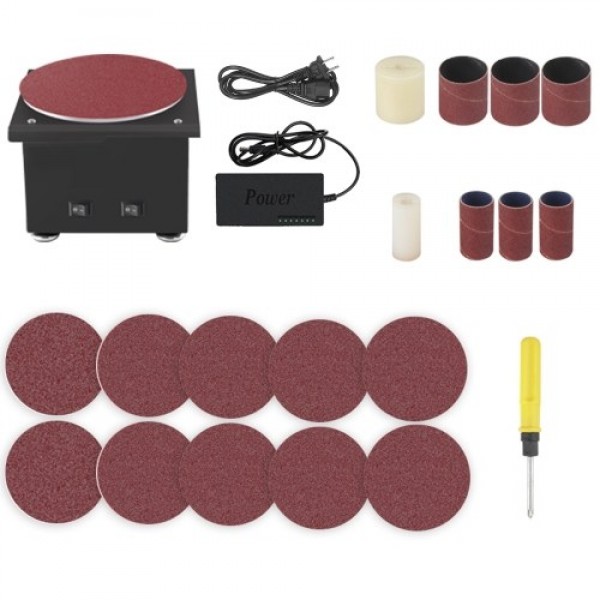 Mini Bench Disc Sander and Sanding Roller Electric...