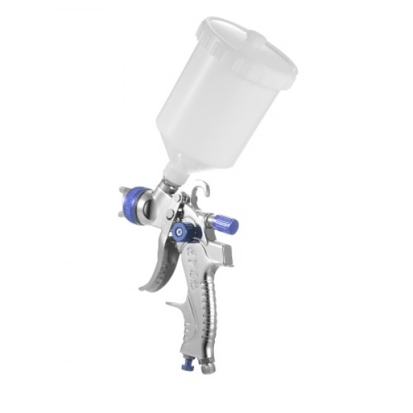 Gravity Feed Air Spray Gun HVLP Sprayer Paint Gun with 600ML Cup 1.4mm Nozzle for Painting Car Furniture Wall
