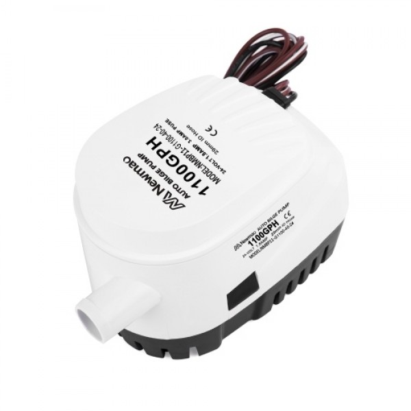1100 GPH Automatic Bilge Pump 24V DC Submersible W...