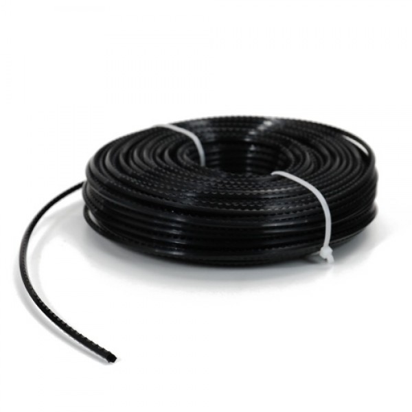 3.0mm 60 Meters Professional Fine Quality Nylon Sawtooth Trimmer Rope Brush Cutter Strimmer Line Mowing Wire Lawn Mower Accessor