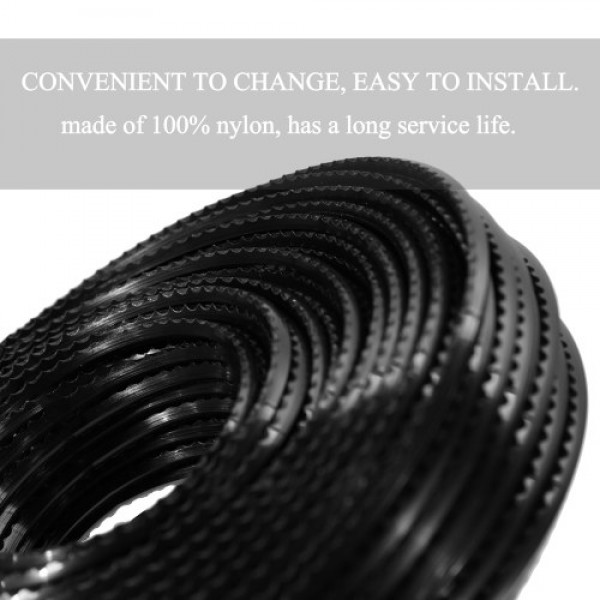 3.0mm 60 Meters Professional Fine Quality Nylon Sawtooth Trimmer Rope Brush Cutter Strimmer Line Mowing Wire Lawn Mower Accessor