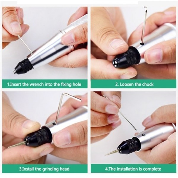 Large Power Mini Electric Grinding Machine Rechargeable Grinder Portable Engraving Cutting Polishing Drilling Tool