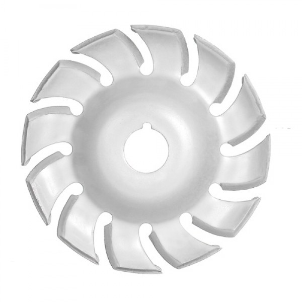 Manganese Steel 90mm 12 Teeth Wood Carving Disc 16mm Bore Grinder Shaping Disc for 100 115 Angle Grinder Woodworking Electric An