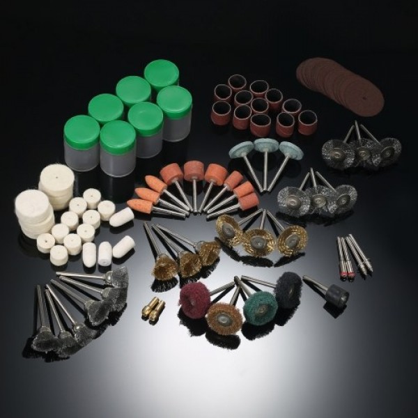 337PCS 1/8'' Shank Rotary Tool Accessories Set Sanding Polishing Grinding Cutting Accessory Bit
