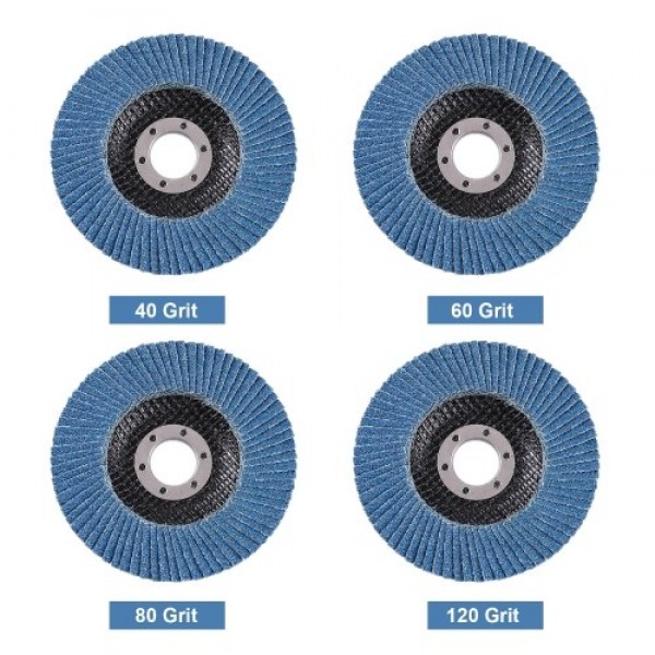 20Pcs 4.5in  Angle Grinder Flap Discs 4.5'' X 7/8'...