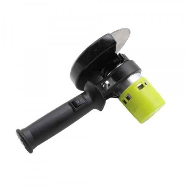 24V 90W High Power Electric Saw Household Mini Saw with 4-inch Circular Saw Blade Cutting Tool for Zingiber Garlic Onion Seedlin