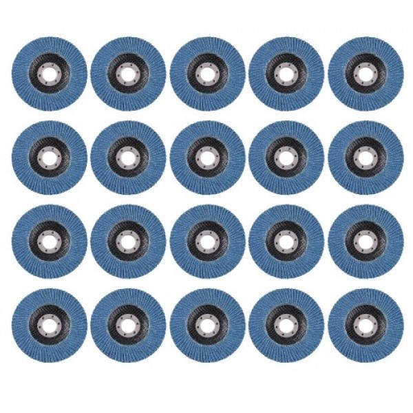 20Pcs 4.5in  Angle Grinder Flap Discs 4.5'' X 7/8'...