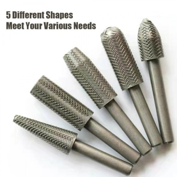 Rotary Burr Set High Speed Steel Double Cutter Rot...