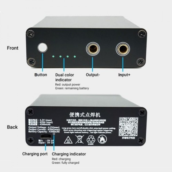 Mini Welding Machine Portable Handheld DIY Spot We...