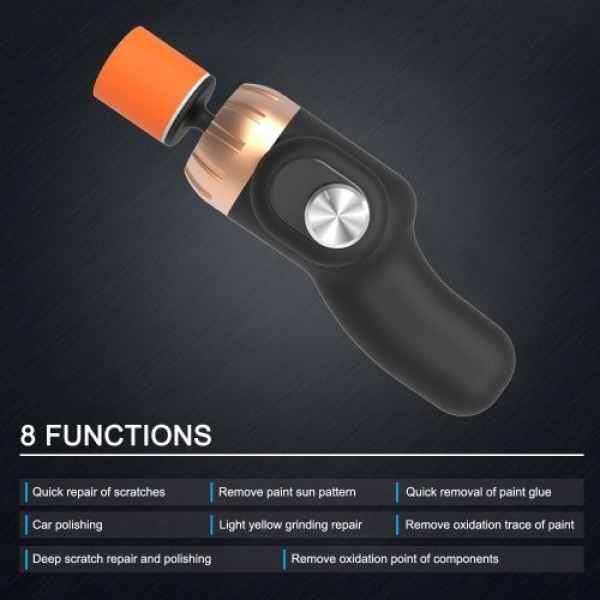 60W Variable Speed Mini Polishing Machine Corded Car Polisher 8500RPM  Electric Polisher Cleaning Polishing Waxing Machine Autom