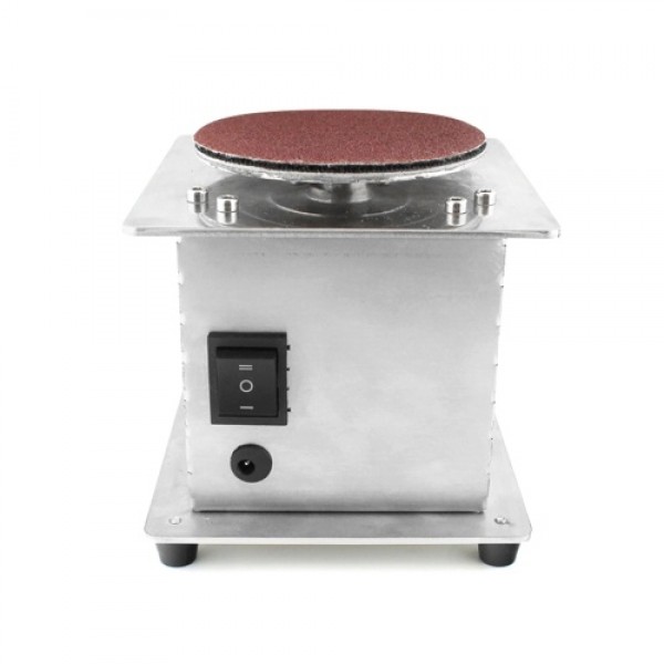 Mini Bench Disc Sander Electric Edge Sharpener 7 Variable Speed 20 Sanding Discs Self-adhesive DIY Benchtop Sanding Polishing Gr