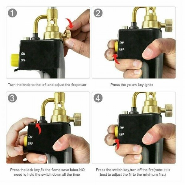 Portable High Heat Welding Plumbing Torches Gas So...