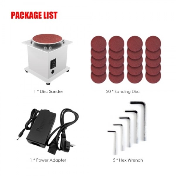 Mini Bench Disc Sander Electric Edge Sharpener 7 V...