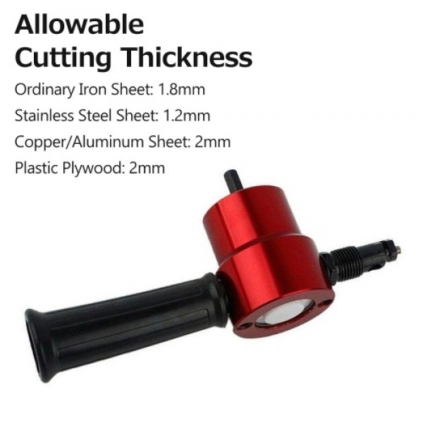 Sheet Metal Nibbler Cutter Double-headed Sheet Cut...