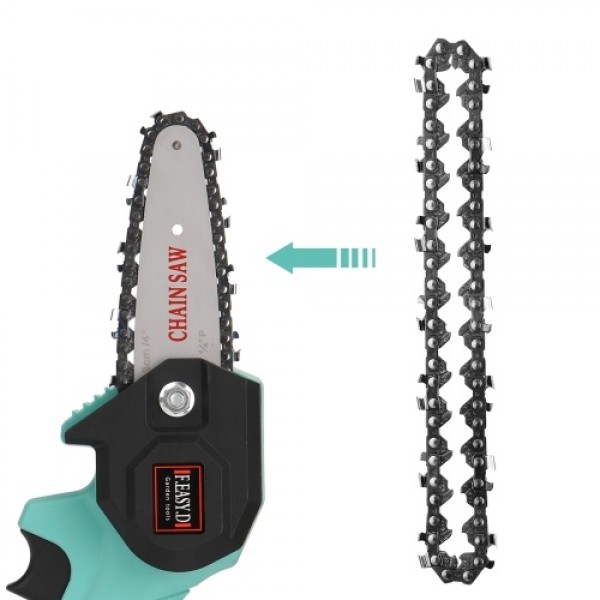 133mm Mini Portable 65#Mn Chainsaw Chain 28E-Chain Link 14T Electric Saw Replacement Accessory Garden Logging Tree Branch Wood C