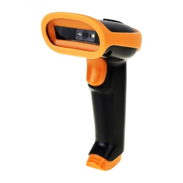 Handheld 1D Barcode Scanner USB Wired Bar Code Reader Manual Trigge Scanning Support Paper Code/Screen Code Compatible with Wind