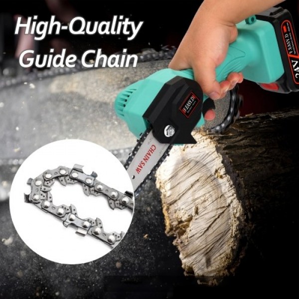 133mm Mini Portable 65#Mn Chainsaw Chain 28E-Chain Link 14T Electric Saw Replacement Accessory Garden Logging Tree Branch Wood C