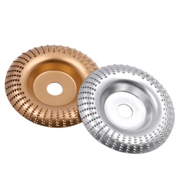 Grinder Wheel Disc 4 Inch Wood Shaping Wheel Grinding Wheel Disc with 7/8'' Arbor Angle Grinder Attachment Tool for Sanding Carv