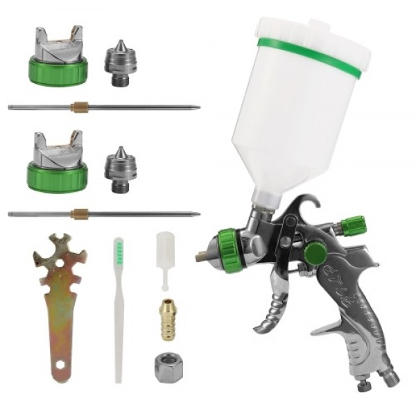 2008 Airbrush Kit HVLP Air Spray Machine Gravitati...