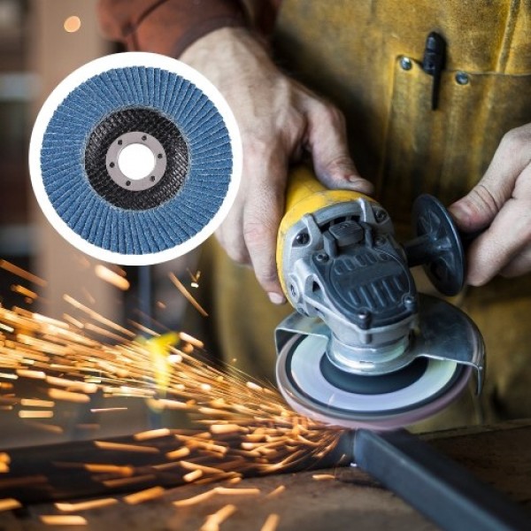 10Pcs 4.5in Angle Grinder Flap Discs 4.5'' X 7/8'' Premium Zirconia Alumina Abrasive Sanding Grinding Wheel