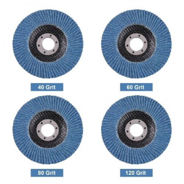 10Pcs 4.5in Angle Grinder Flap Discs 4.5'' X 7/8''...