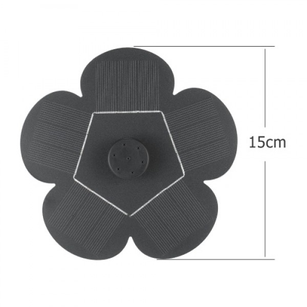 7V 1.5W Solar Water Pump Fountain Garden Watering Power Fountains Fish Pond Waterpump