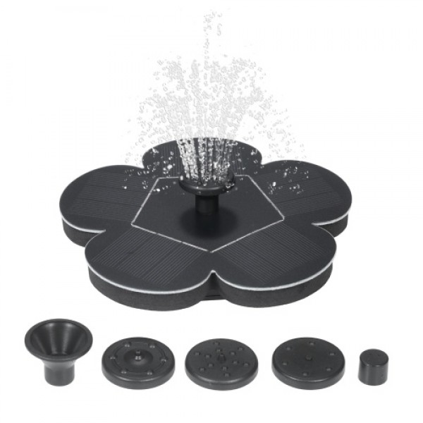 7V 1.5W Solar Water Pump Fountain Garden Watering ...
